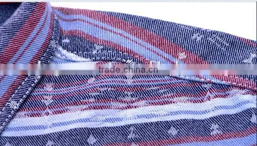 Mens jeans shirt with new fashion printed 22