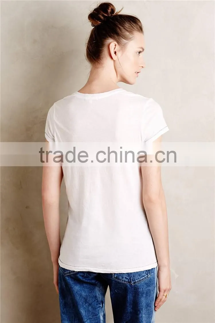 Alibaba China supplier online shopping best selling loose cotton t shirt for women