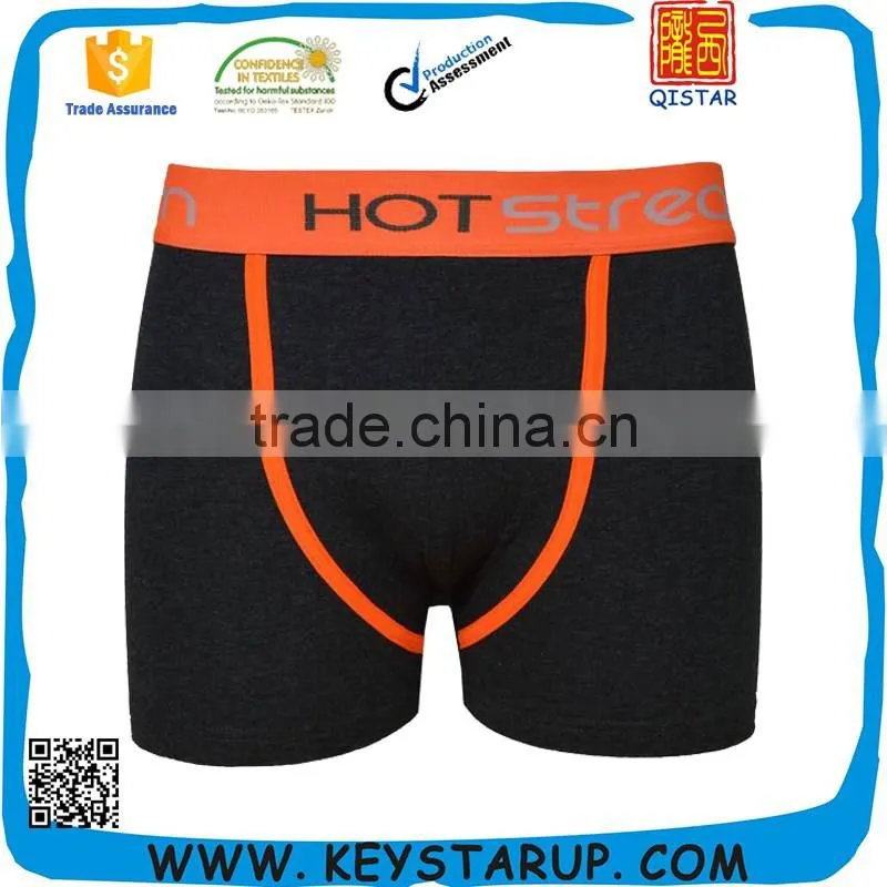 Professional Man's Brief Cotton Spandex Fabrics Boxer Shorts