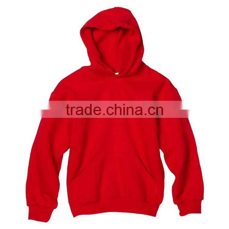 Custom Design Printing Wholesale Cheap Kids Fleece Blank Pullover Hoodie