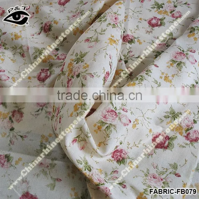 Japanese printed cotton fabric custom printed cotton fabric for table