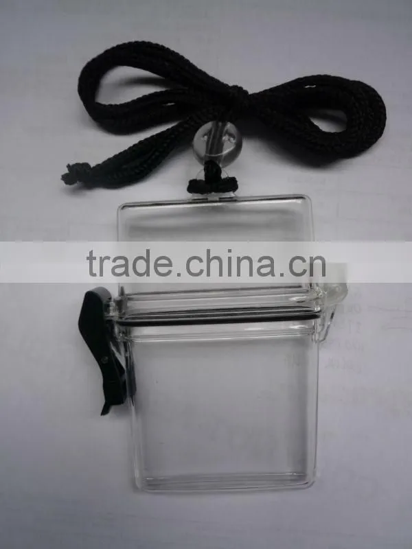 Plasic waterprrof beach box/suitable for iphone containter