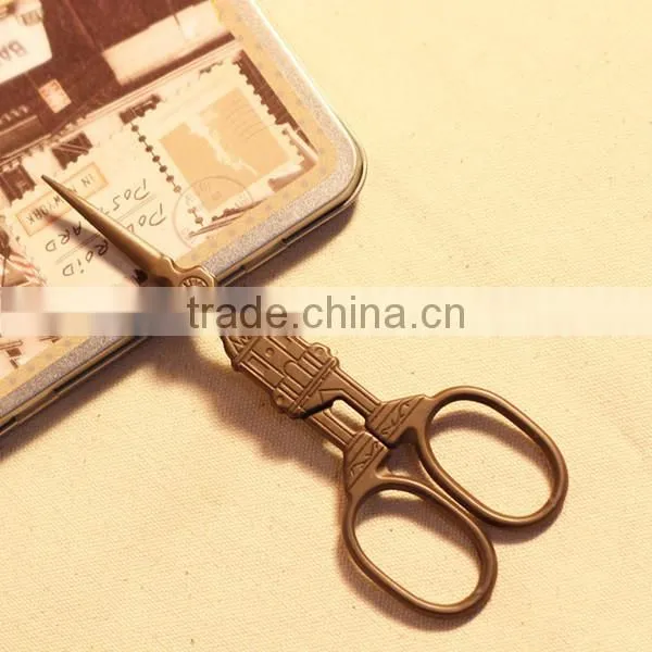 Paris Churches Design Antique Scissors Stainless Scissors For Crafts Zakka
