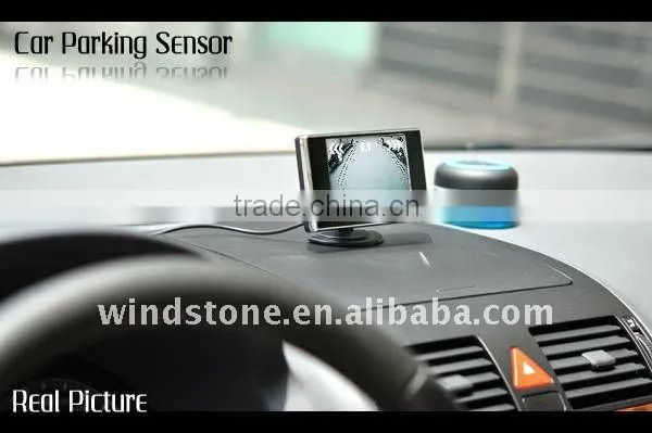 3.5inch TFT monitor car reverse parking sensor system with night vision camera