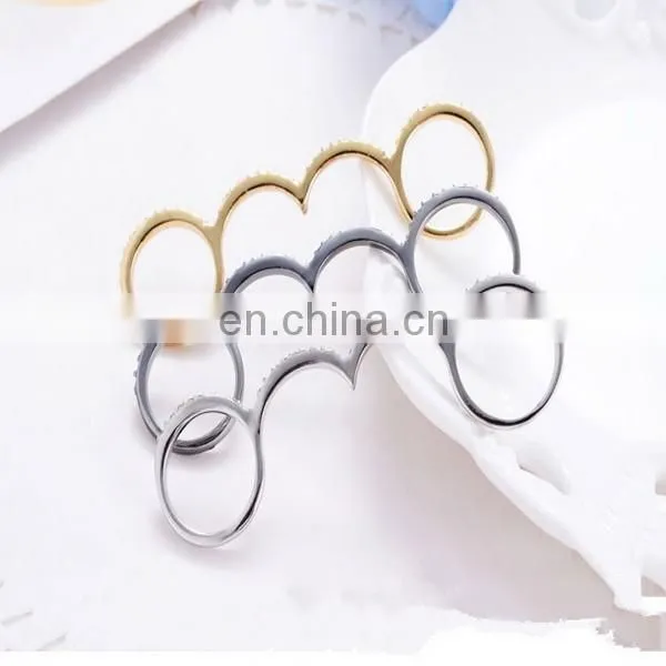 Fashion knuckle four finger ring wholesale jewelry