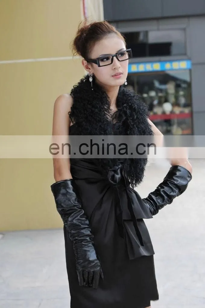 Mongolian Lamb Fur Shawl cape for ladies