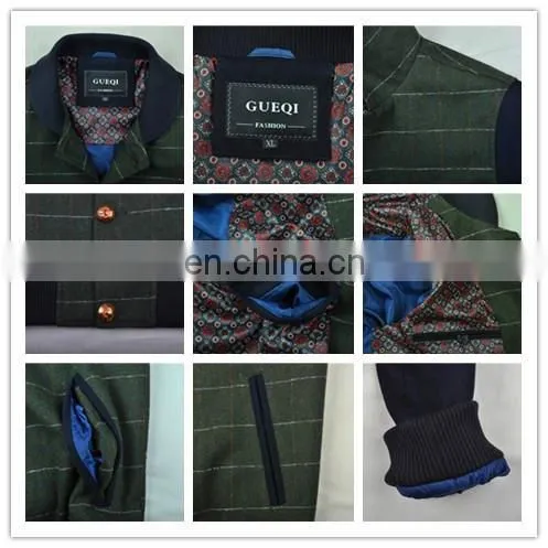 fashion plain woolen classic varsity jacket men