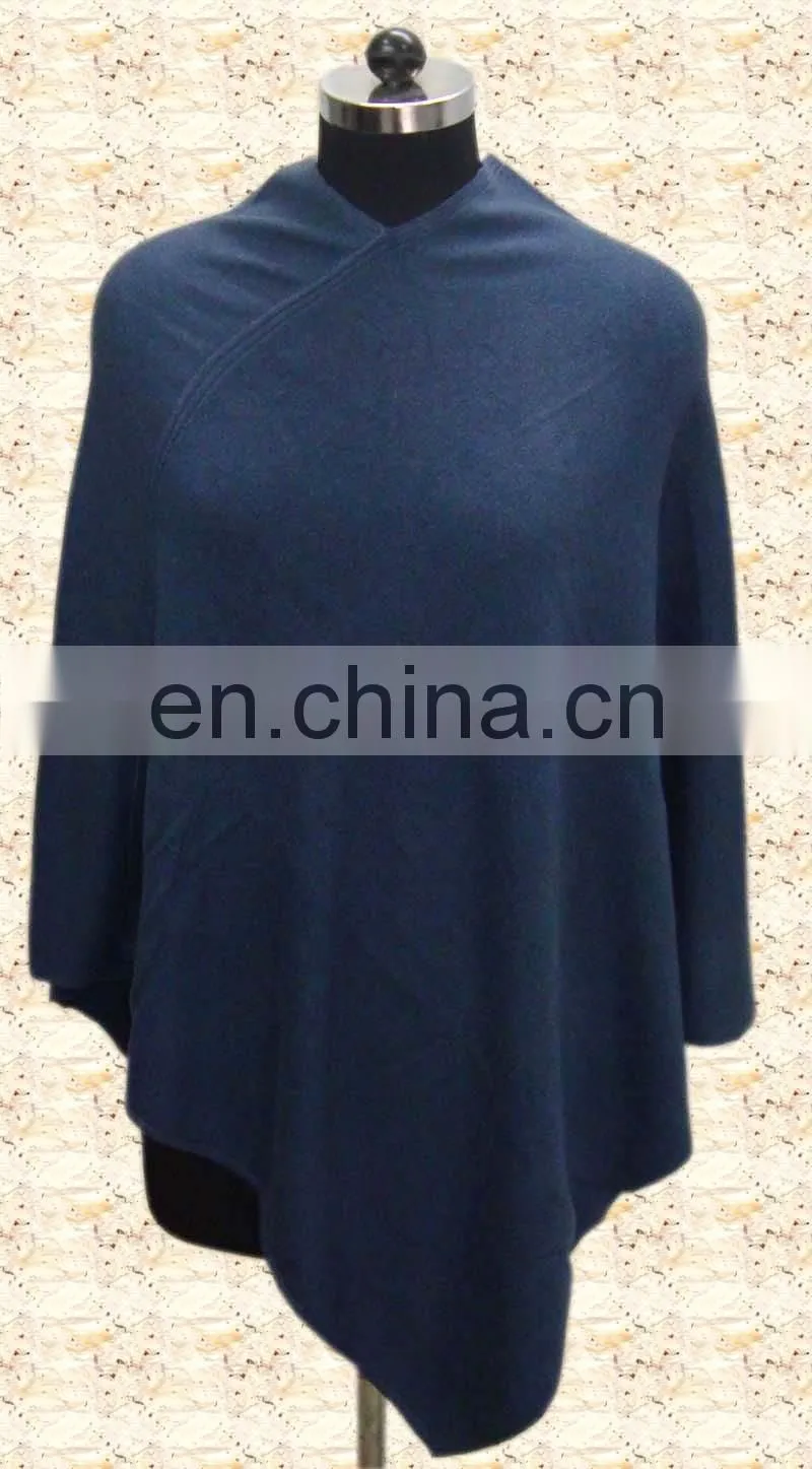 Knitted Poncho,Plain Knit, Cable Knit
