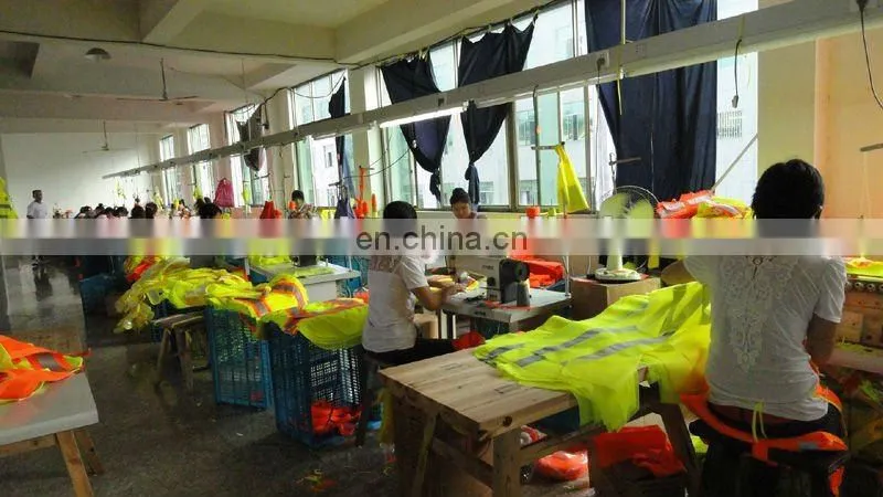 Yellow Worker Long Sleeve Reflective Safety Vest KF-041-Y