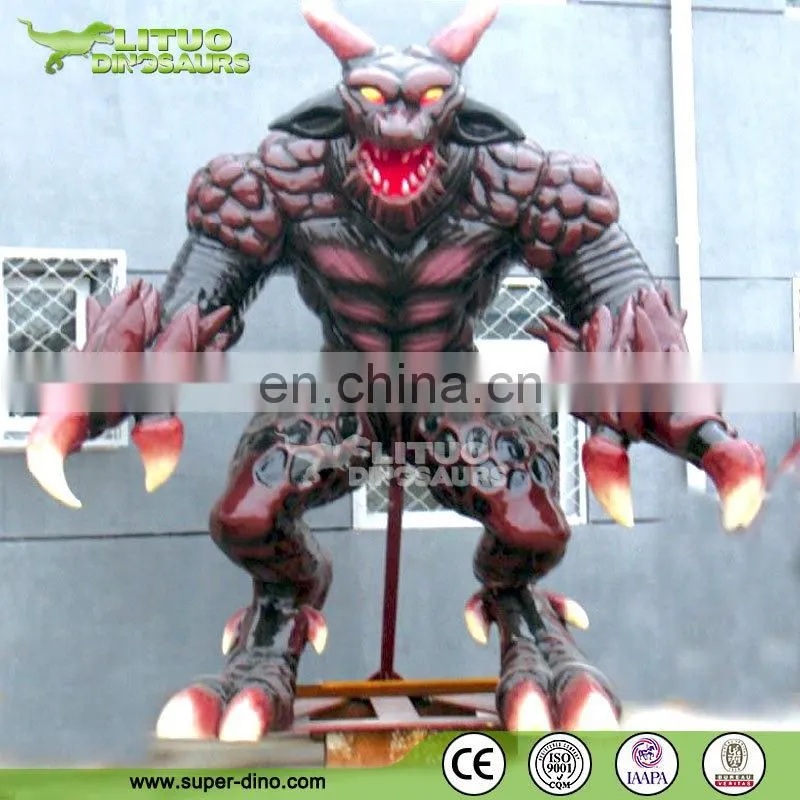 Amusement Park Fiberglass Monster Sculpture