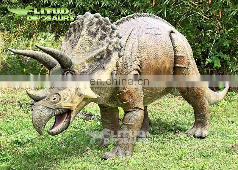 Life Size FRP Outdoor Dinosaurs Resin