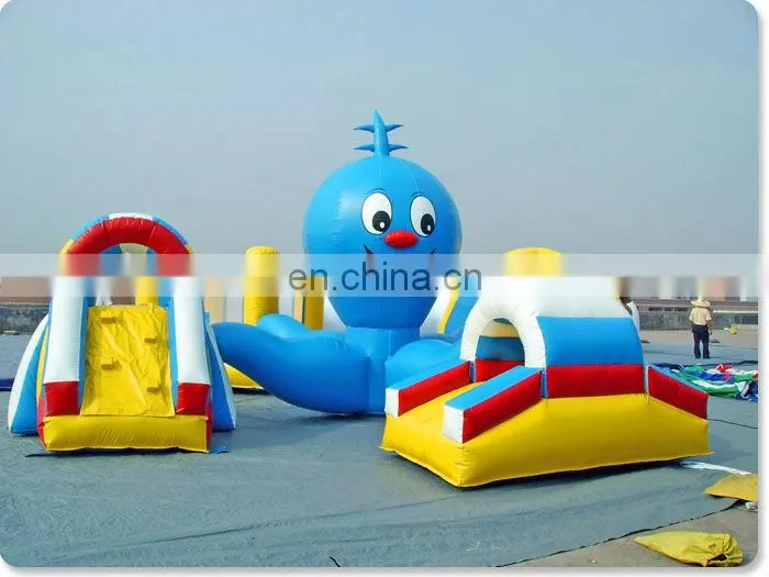 Orange Insect Inflatable Tunnel Games