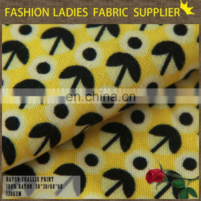 rayon challis hand well printed spun rayon fabric rayon pajamas fabric design