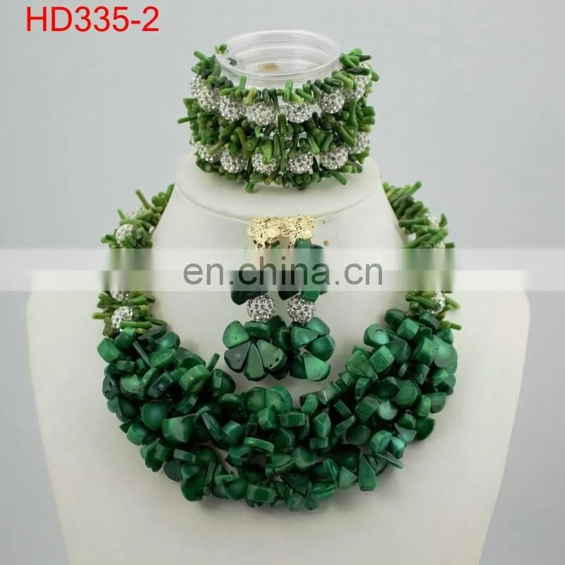 coral beads necklace jewelry set | african fashion wedding jewelry set