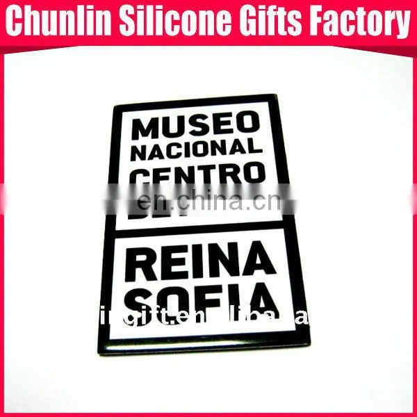 Customized cheap aluminium souvenir fridge magnet