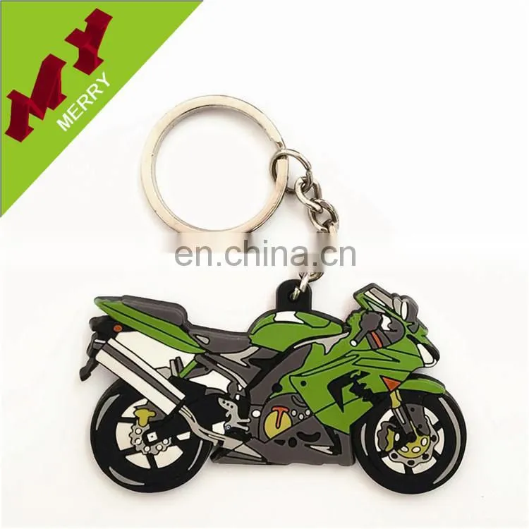High quality plastic keychain / custom rubber keychain