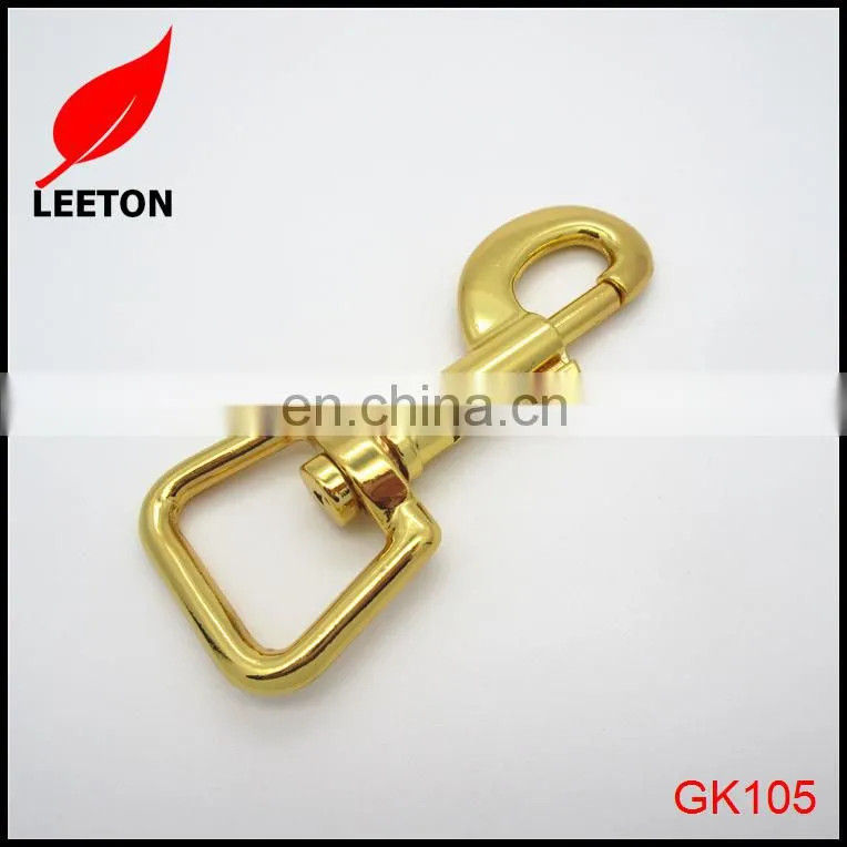 China supply Gold 25mm dog leash swivel snap hook