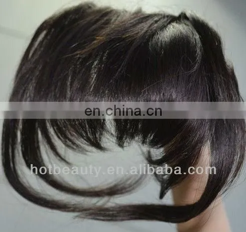 100% Virgin Human Hair Clip Hair Fringe Bangs