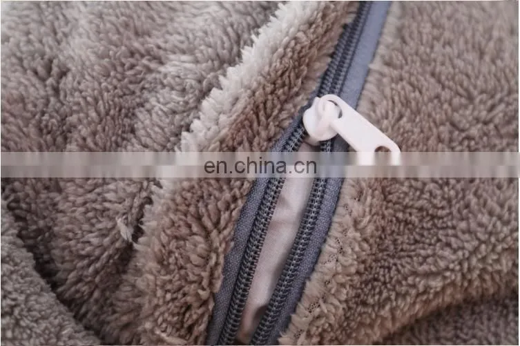 Bean bag bed with blanket and pillow built in 2 in 1 travel pillow