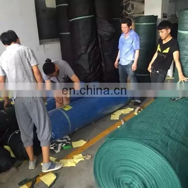 100% HDPE Green Construction Safety Net mesh screen roll size