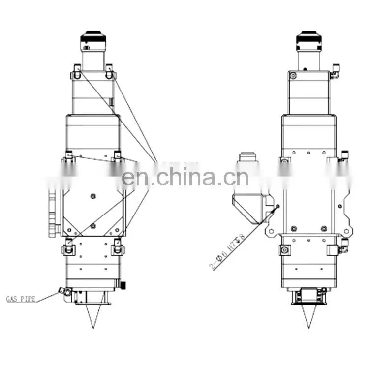 high speed 4000w fiber laser cutting machine for stainless steel sheet service life 36 months