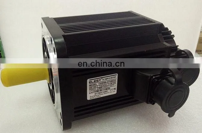 For Mask Making Machine Elesy 1.96KW AC Servo Motor 130EMA-075BP22/ 130EMA-075BE42