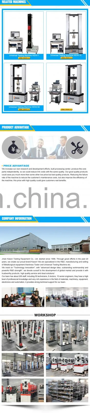 WDS-100 100kN Digital Display Electronic Universal Tensile Testing Machine Price
