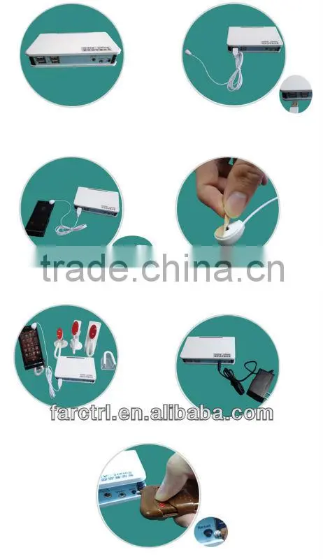 Digital Product Alarm Charge Controller With 4 Usb Ports