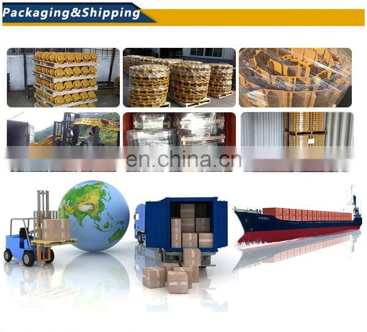 Excavator Parts SK200 Idler Wheel Excavator and Bulldozer Parts Construction Works New 120 Kg New Product 2020 35mnb,40mn 8-12mm