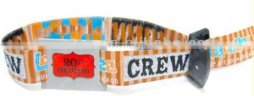 13.56 Mhz/125Khz waterproof silicone rfid wristband for adult