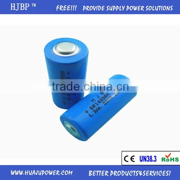 HJBP china factory wholesales non-rechargeable LIMNO2 3V CR14335BL primary lithium battery