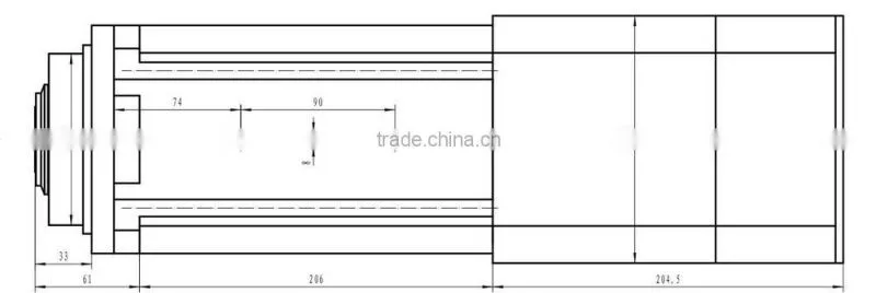 cnc spindle 8kw short nose air cooled ATC spindle ISO30/BT30 220V spindle gdz143*133-8kw