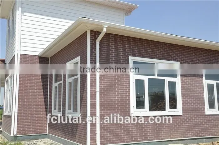 10mm villa exterior siding panel wood grain cement board from china