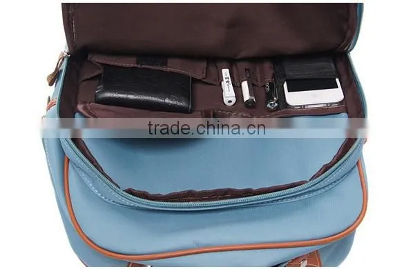 fashion waterproof nylon high school backpack