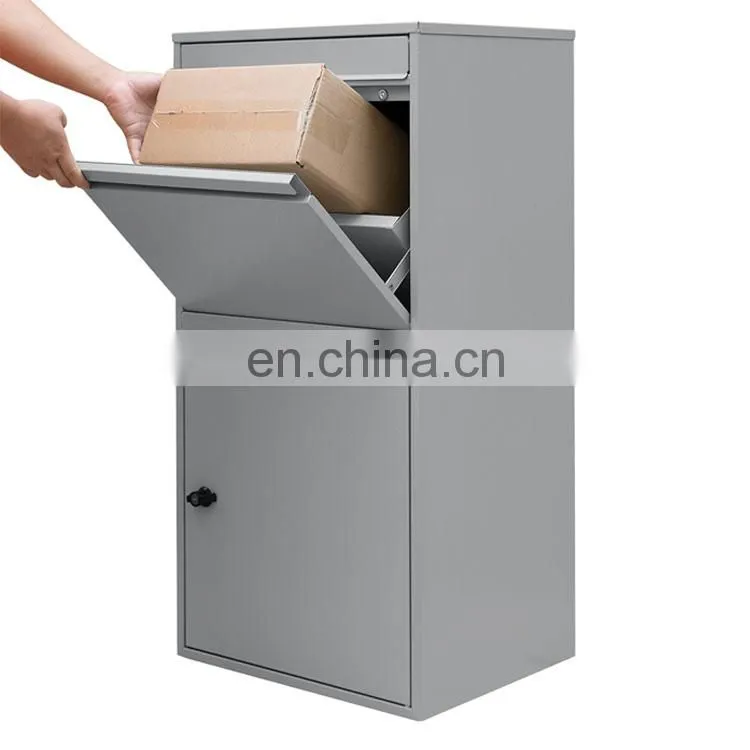 Parcel Drop Box Metal Parcel Letter Box Outdoor Secure Parcel Box
