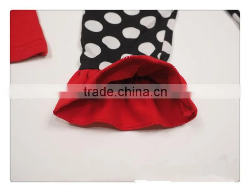 New arrival children's Kids Christmas Pajamas boutique red striped wholesale MY-IA0010