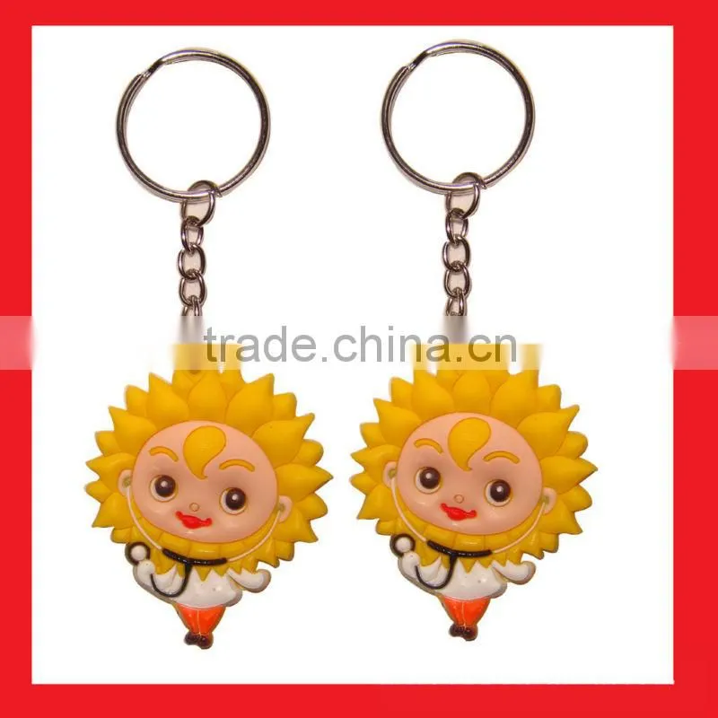 heart shaped PVC keychain, photo frame keychain