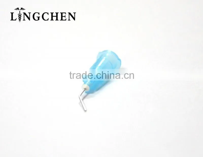 Guangzhou Lingchen dental disposable prebent irrigation needle