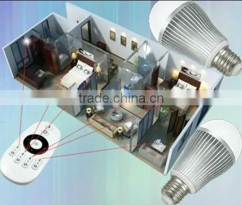 2013 hot sell RF,wifi,iphone control warm white or cool white 6W LED bulb