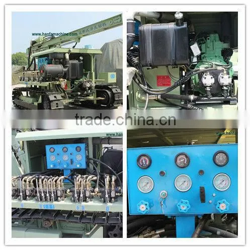 With DTH Hammer and Drill Tools! HF100Y2 Down The Hole Hammer Drill Rig for Sale