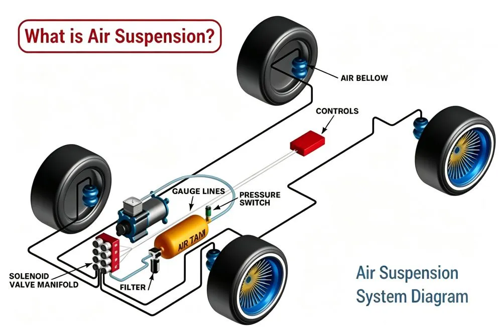 Understanding Air Suspension Problems: Causes, Symptoms, and Solutions