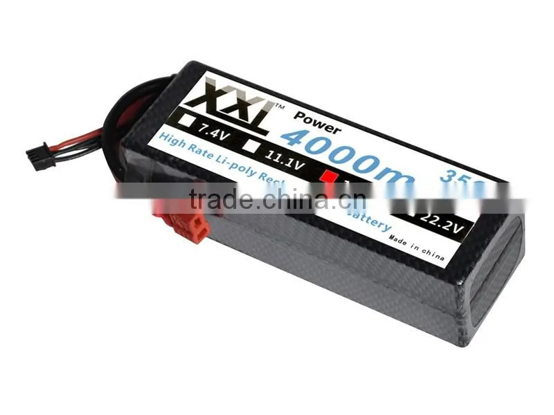 High capacity 4000mAh 14.8v rc lipo battery 35c battery pack