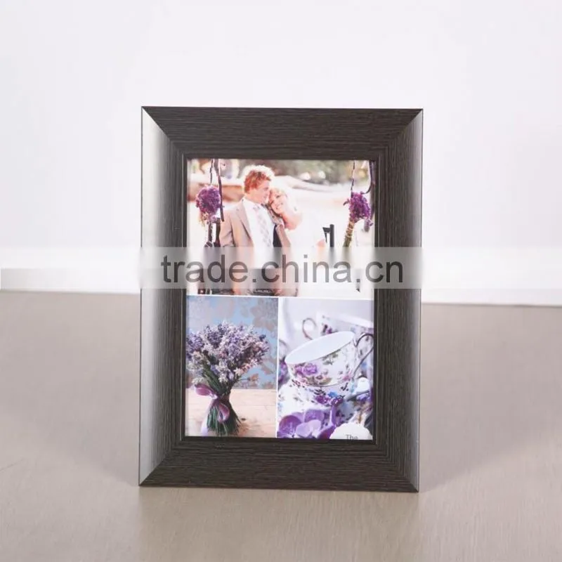 JC Modern Black Decorative 6x8 Handmade Plastic Photo Frame