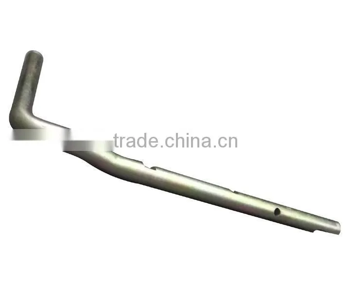 OEM ISO 9001 cnc hot dip galvanized stainless steel pipe structure fittng fabrication
