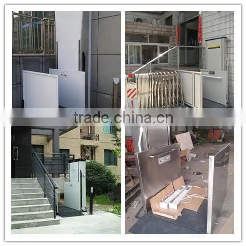 Hot Sale 1.5m Disabled Wheelchair Lifts For Home