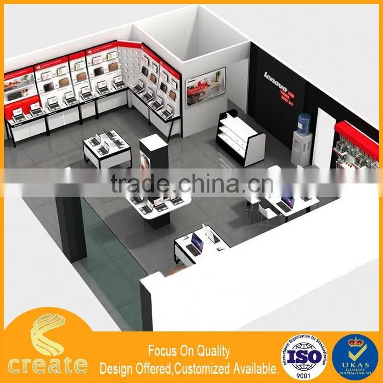 Factory Promotion acrylic wooden display cabinet case display counter