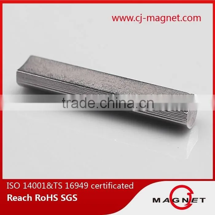 N30SH-N45SH bar permanent ndfeb/neodymium magnet motor magnet passed by ISO14001, ISO9001, ISO/TS16949