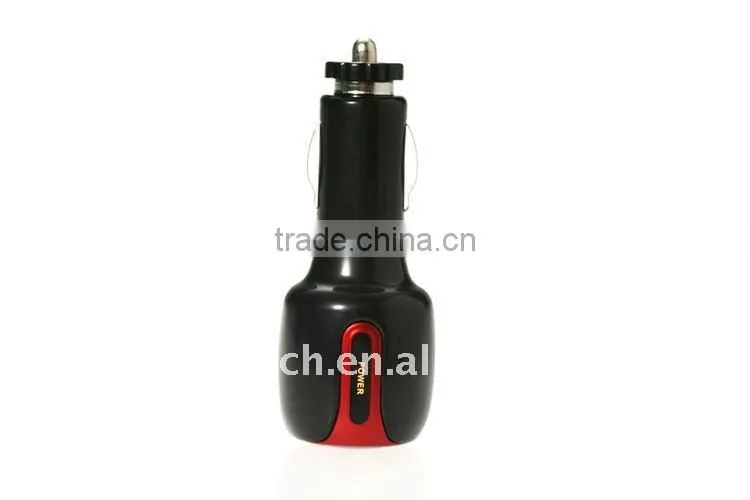 2 port usb car charger for iPod/iPhone/iPad