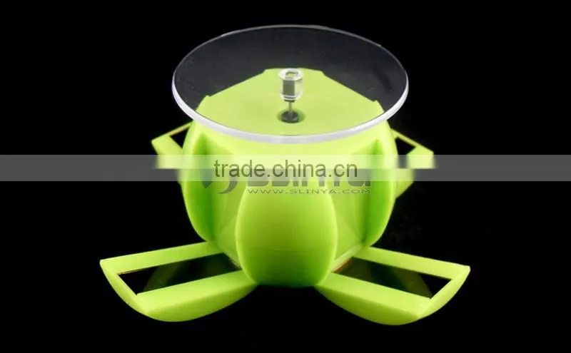 Red Yellow Green Shell LED Indicate Solar Power Product Counter Show Stand