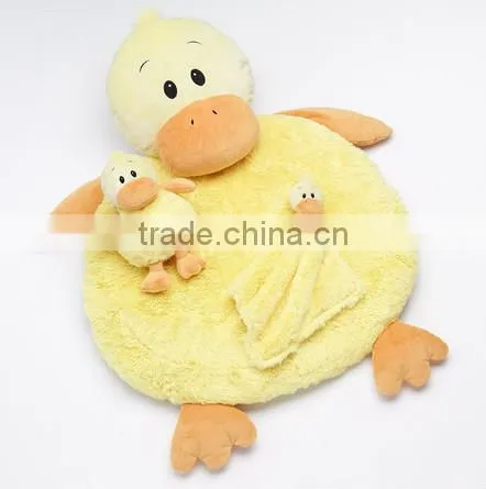 Plush elephant play mat/large gray play blankets